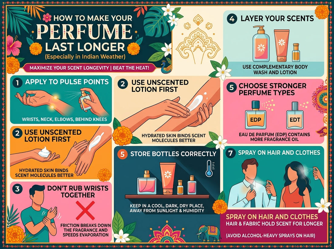 How to Make Your Perfume Last Longer (Especially in Indian Weather)