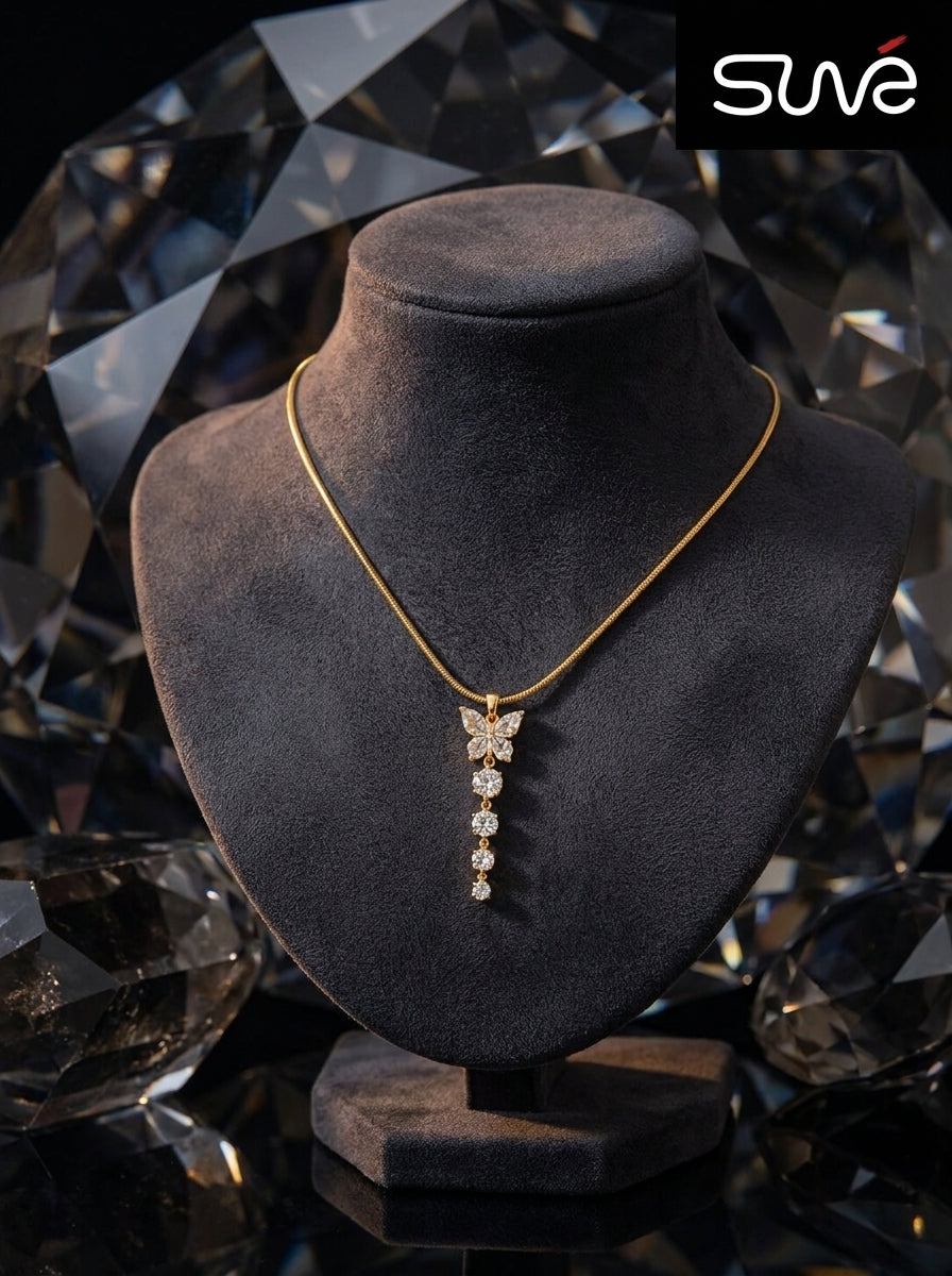 Butterfly Muse Pendant Necklace